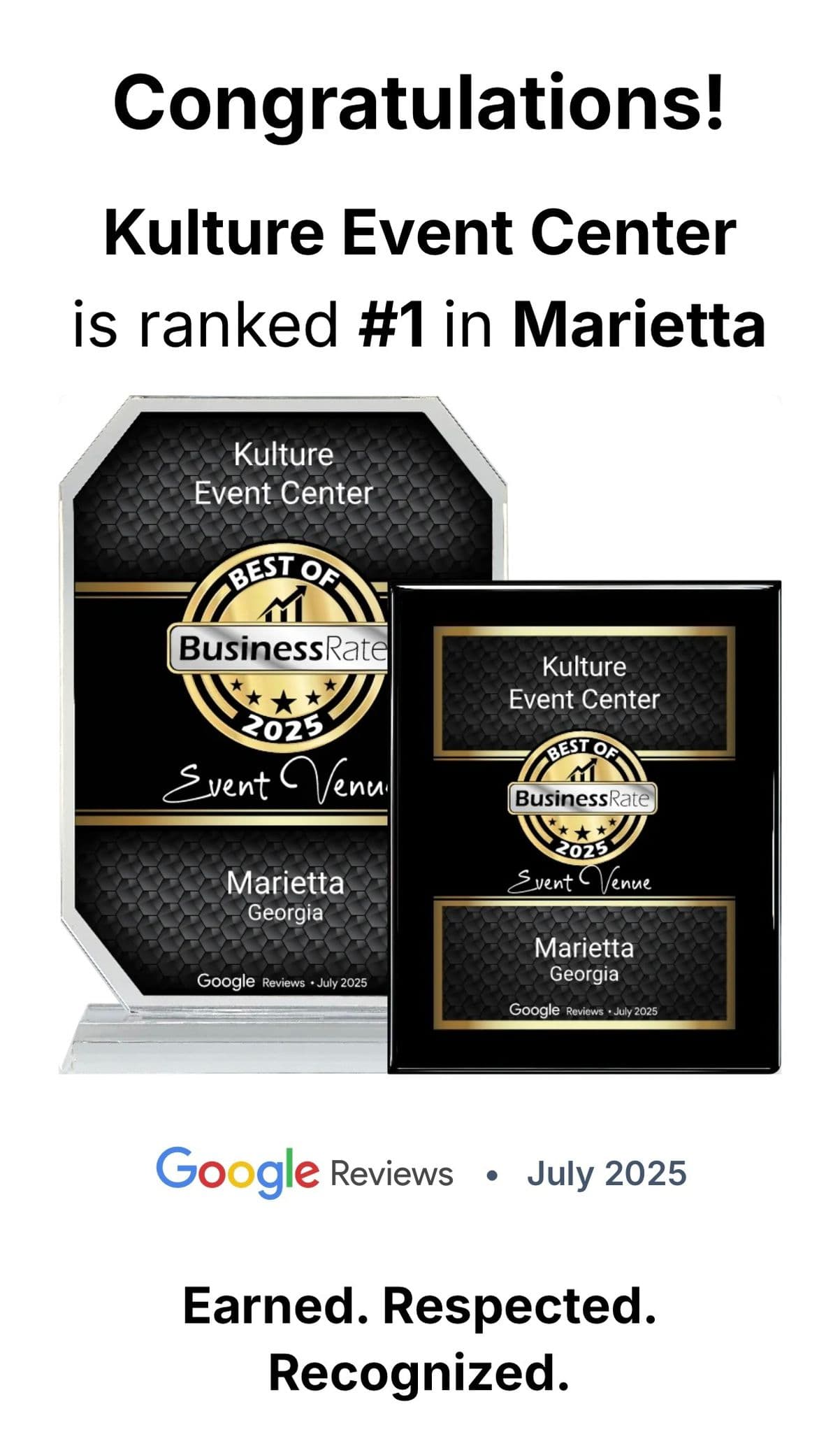 Kulture Event Center — ranked number one event venue in Marietta, Georgia 2025